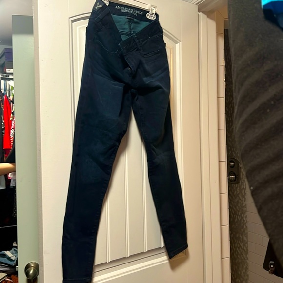 Women’s American Eagle Jeggings size 10S dark wash - Picture 2 of 5